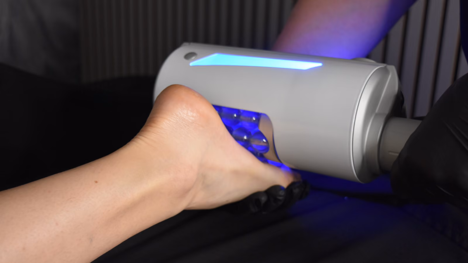 Therapist performing Endospheres protocol